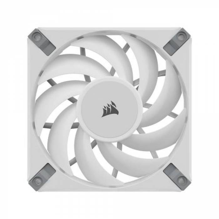 Ventilator Corsair iCUE AF120 RGB ELITE White, RGB LED, 120mm
