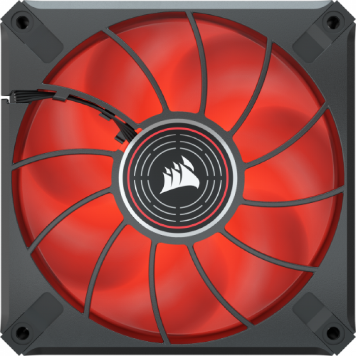 Ventilator Corsair iCUE ML120 RED ELITE Premium, 120mm