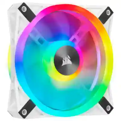 Ventilator Corsair iCUE QL120 RGB White, 120mm