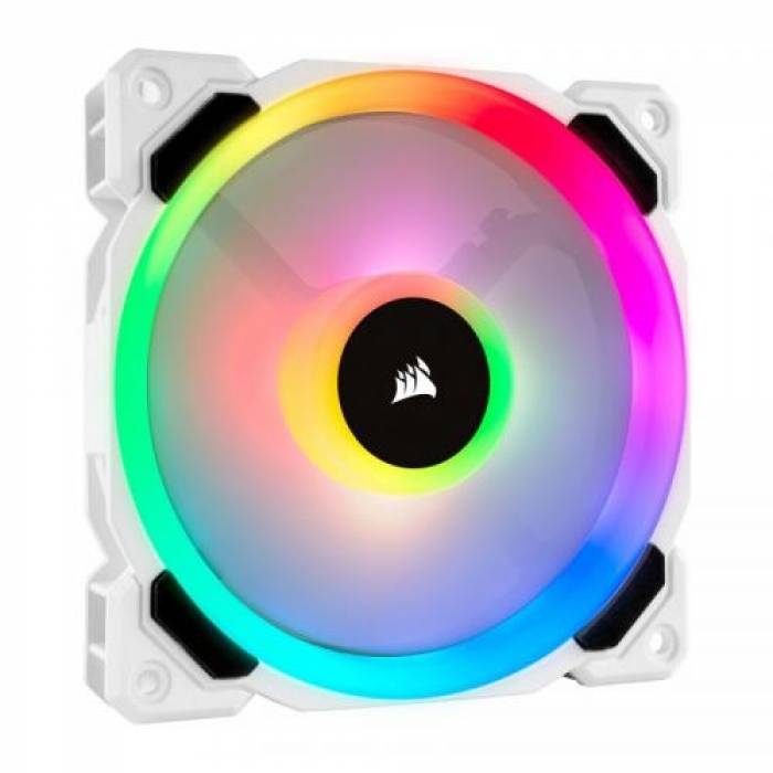 Ventilator Corsair LL120 Static Pressure, RGB LED, 120 mm, 3buc