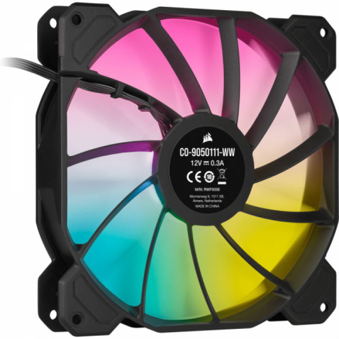 Ventilator Corsair SP140 Elite Performance, 140mm, RGB LED, 2 bucati