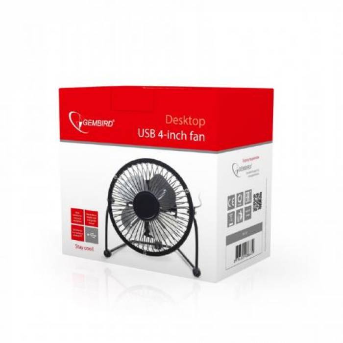 Ventilator de birou Gembird NF-03, Black