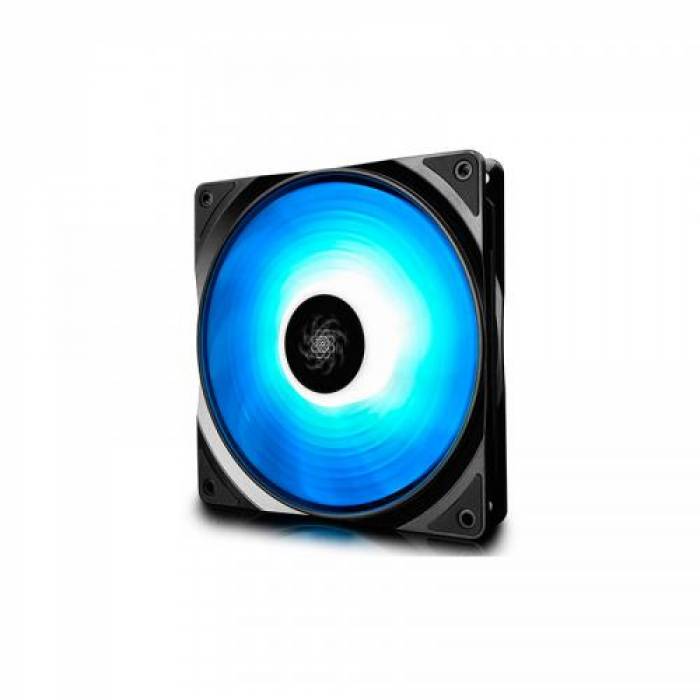 Ventilator Deepcool RF140 RGB LED, 140mm, Pachet Dublu