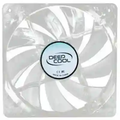 Ventilator Deepcool Xfan 120L/W Clear White LED, 120mm