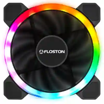 Ventilator Floston Halo Rainbow RGB, 120mm