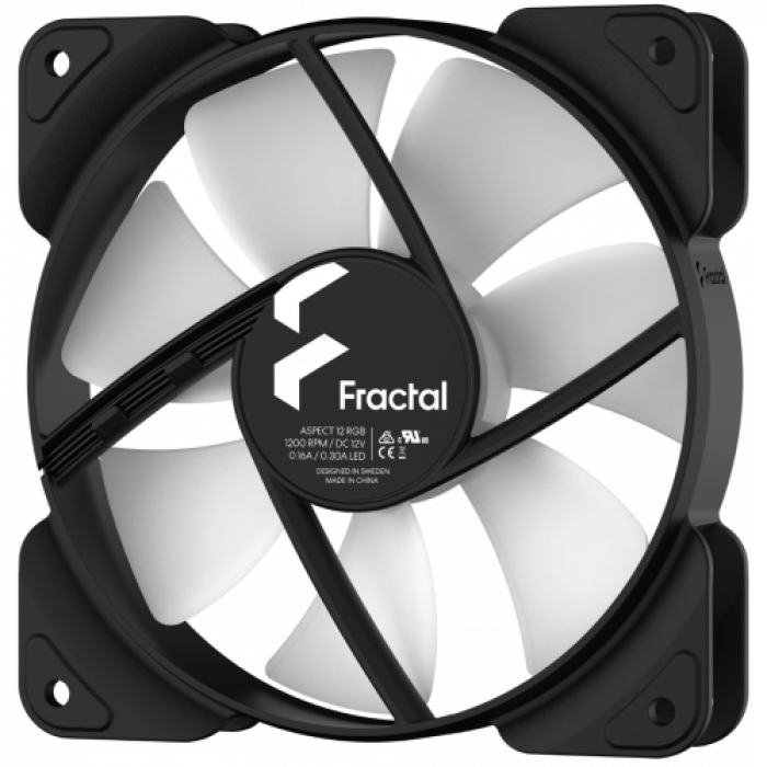 Ventilator Fractal Design Aspect 12 RGB, 120mm, Black