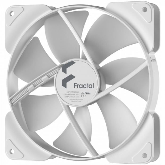 Ventilator Fractal Design Aspect 14 RGB, 140mm, White