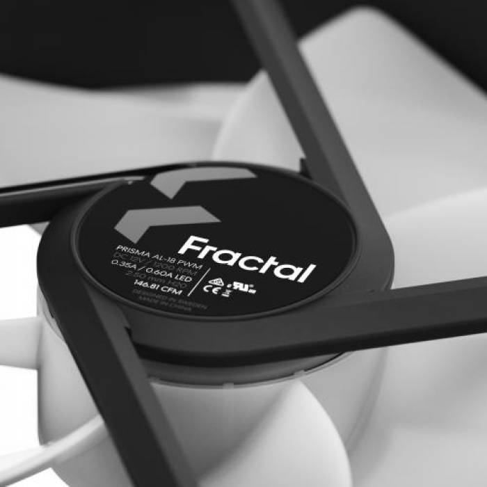 Ventilator Fractal Design Prisma AL-18 PWM , 180mm, Black, 2 bucati