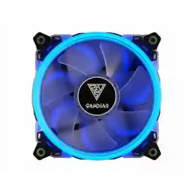 Ventilator Gamdias Aeolus E1 1201, Blue LED, 120mm