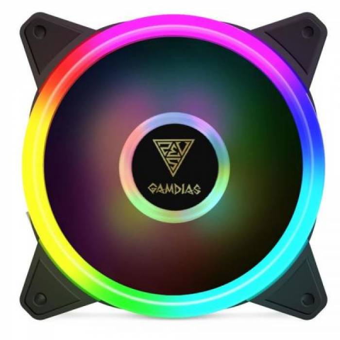 Ventilator Gamdias Aeolus M2  1201 RGB LED, 120mm