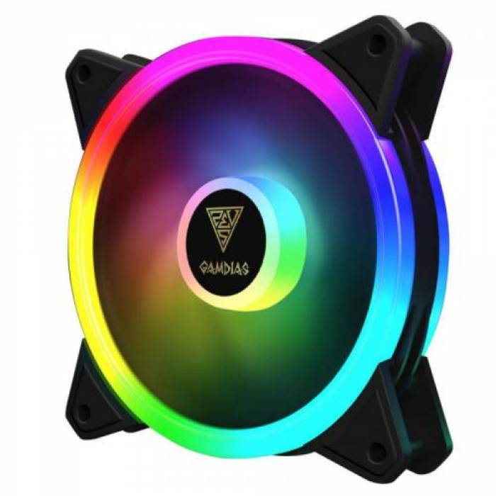 Ventilator Gamdias Aeolus M2  1201 RGB LED, 120mm