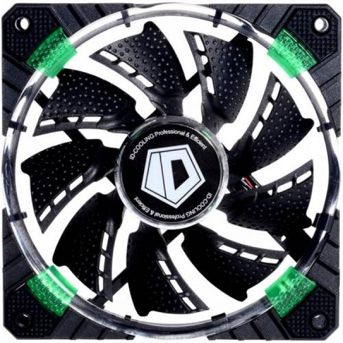 Ventilator  ID-Cooling CF-12025-G, Green LED, 120mm