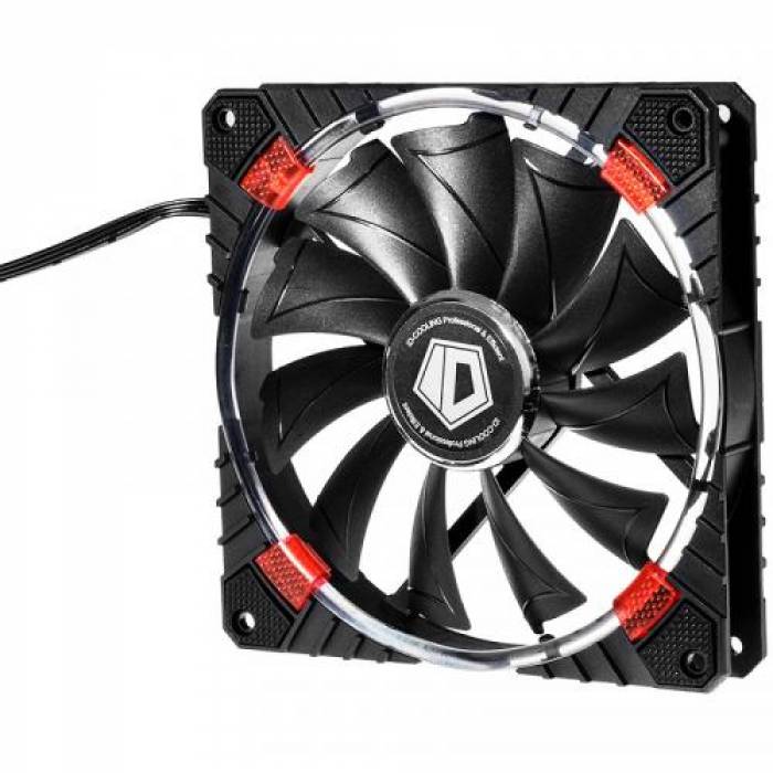 Ventilator ID-Cooling CF-14025-R 140mm Red LED