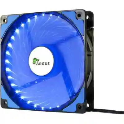 Ventilator Inter-Tech Argus L-12025 Blue LED, 120mm