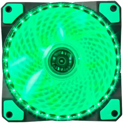 Ventilator Marvo FN-11 green LED, 120mm 
