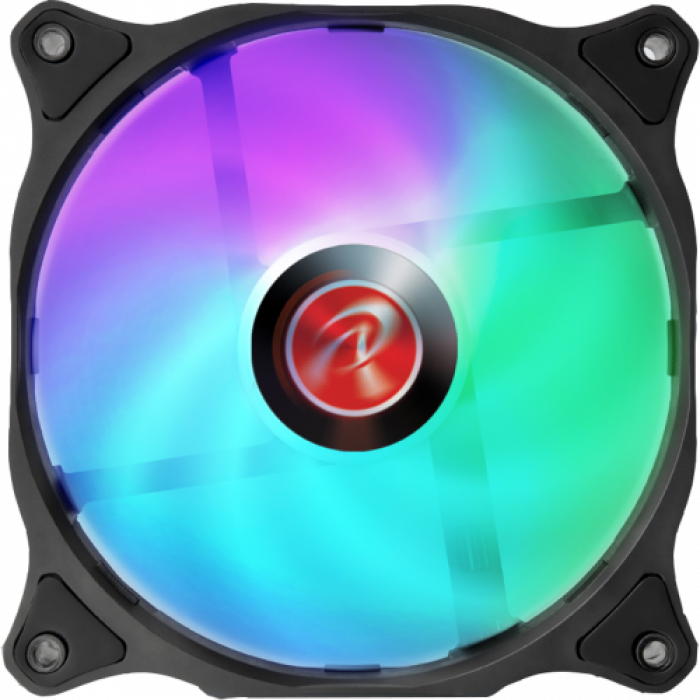 Ventilator Raijintek EOS 12 Rainbow ADD, 120mm, 3xFan