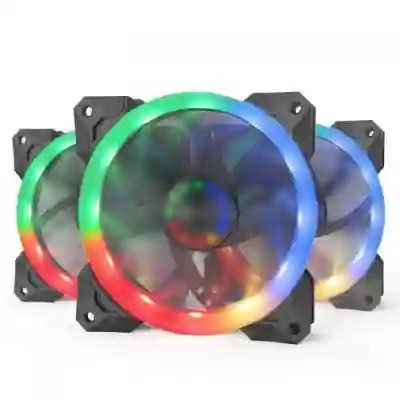 Ventilator Redragon F008 RGB, 3 Pack, 120mm