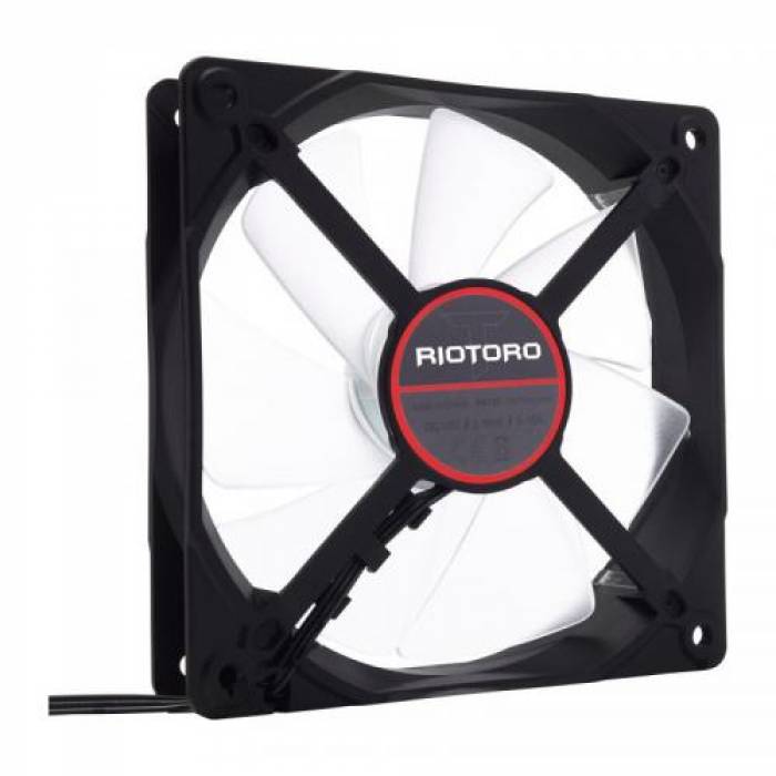 Ventilator Riotoro Performance Edition Red LED, 120mm