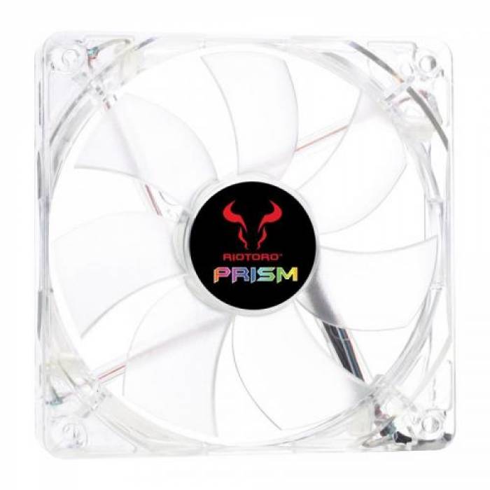 Ventilator Riotoro Prism RGB, 120mm, 2 Pack