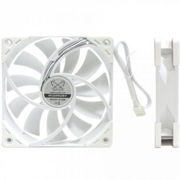 Ventilator Scythe Kaze Flex PWM White, 120mm