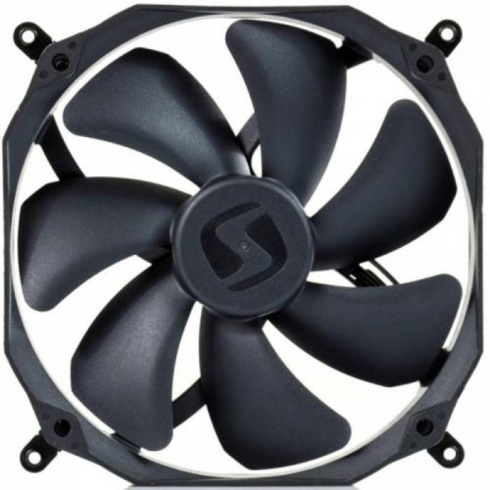 Ventilator SilentiumPC Sigma Pro140 PWM 140mm, Black