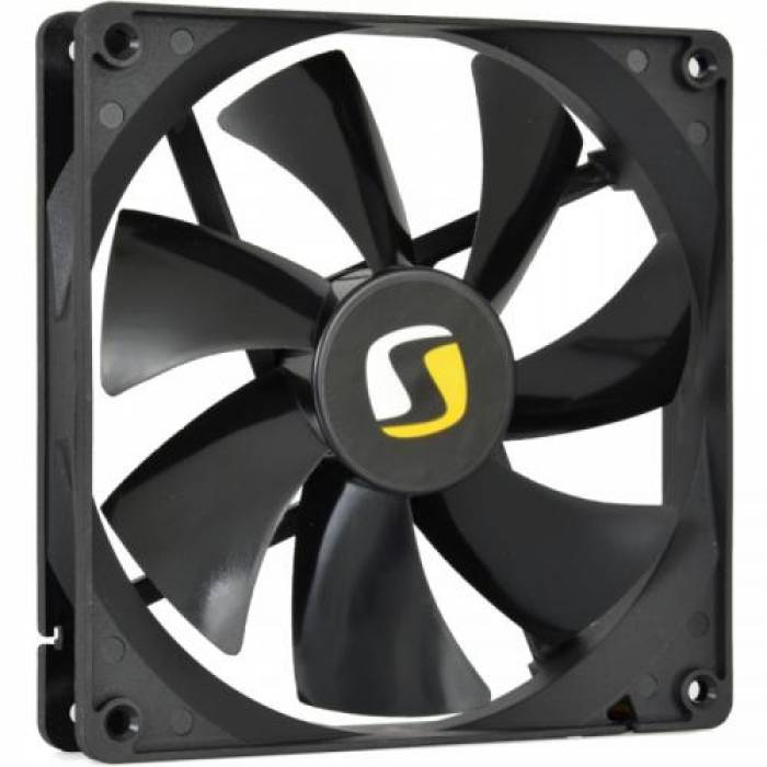 Ventilator SilentiumPC Zephyr140, 140mm, Black