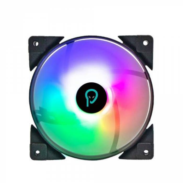 Ventilator Spacer SPFC-120-3P-RGB, ARGB LED, 120mm