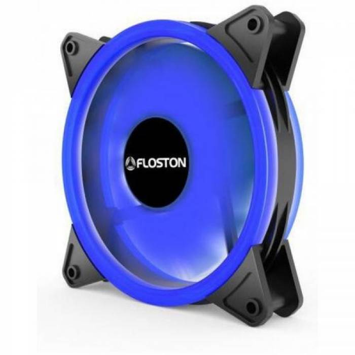 Ventilator Thermaltake Floston Halo Dual Ring Blue, 120mm
