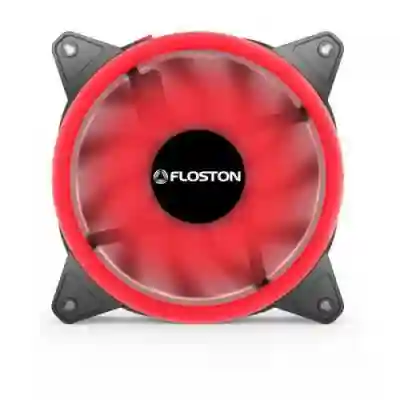 Ventilator Thermaltake Floston Halo Dual Ring Red, 120mm