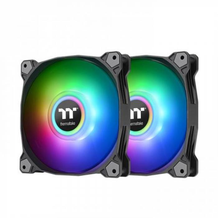 Ventilator Thermaltake Pure Duo 14, 140mm, 2Buc Ventilator Thermaltake Pure Duo 14, 140mm, 2Buc
