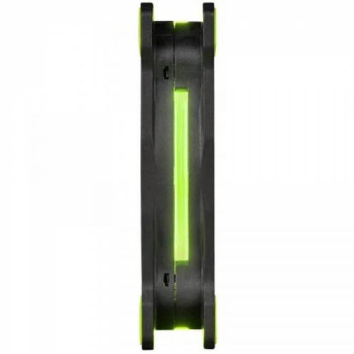 Ventilator Thermaltake Riing 12 High Static Pressure Green LED, 120mm, 3 Fan Pack