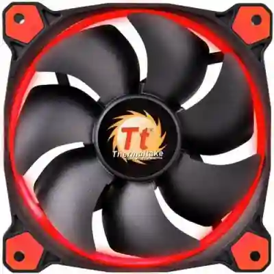 Ventilator Thermaltake Riing 12 High Static Pressure Red LED, 120mm, 3 Fan Pack