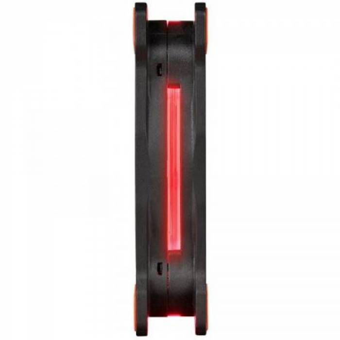 Ventilator Thermaltake Riing 12 High Static Pressure Red LED, 120mm, 3 Fan Pack