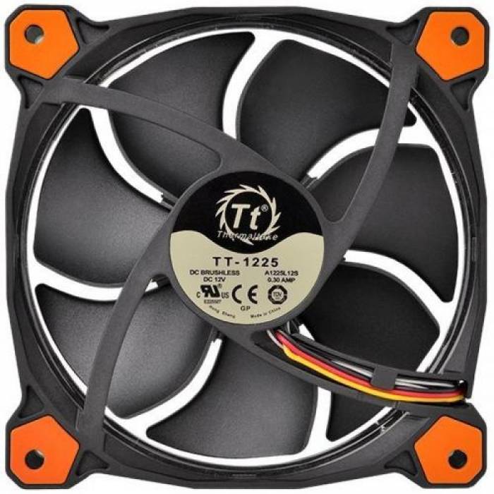 Ventilator Thermaltake Riing 12 LED 120mm Orange