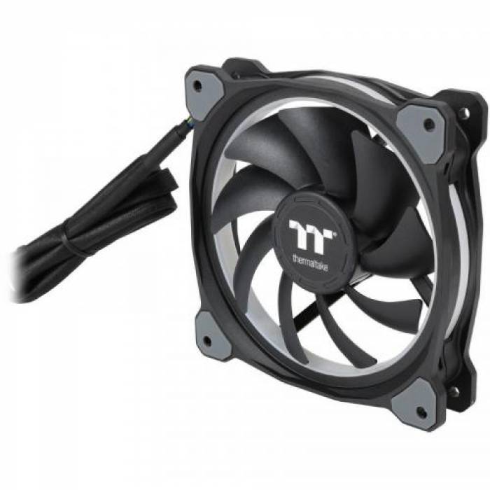 Ventilator Thermaltake Riing Plus 12 RGB Radiator Fan TT Premium Edition, 120mm, 3 Fan Pack