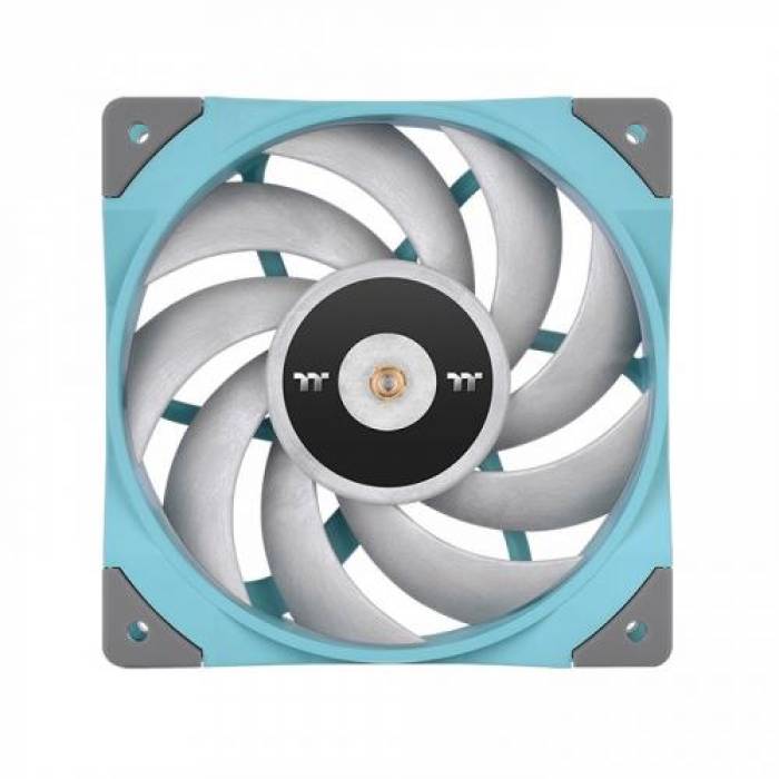 Ventilator Thermaltake ToughFan 12 Turquoise High Static Pressure, 120mm