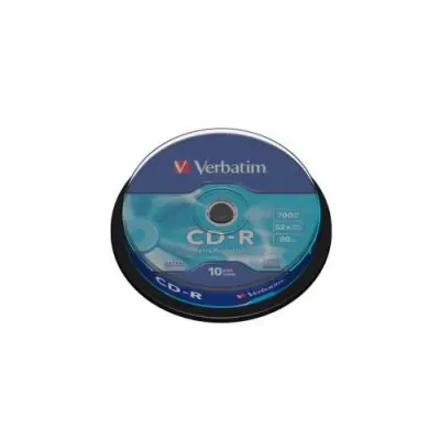 VERBATIM CD-R 52X 700MB pachet 10buc.  EXPROT