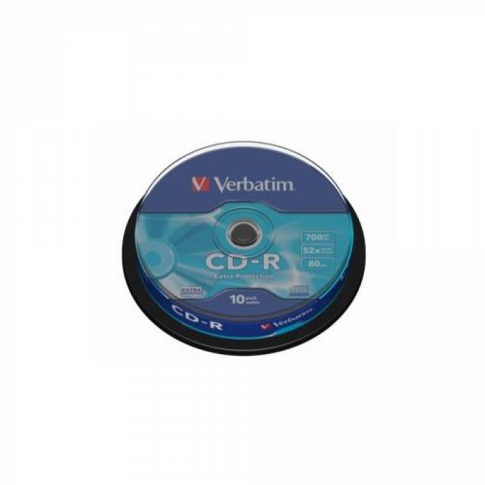 VERBATIM CD-R 52X 700MB pachet 10buc.  EXPROT