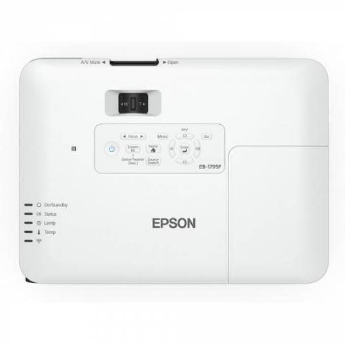 Videoproiector Epson EB-1795F, White-Black