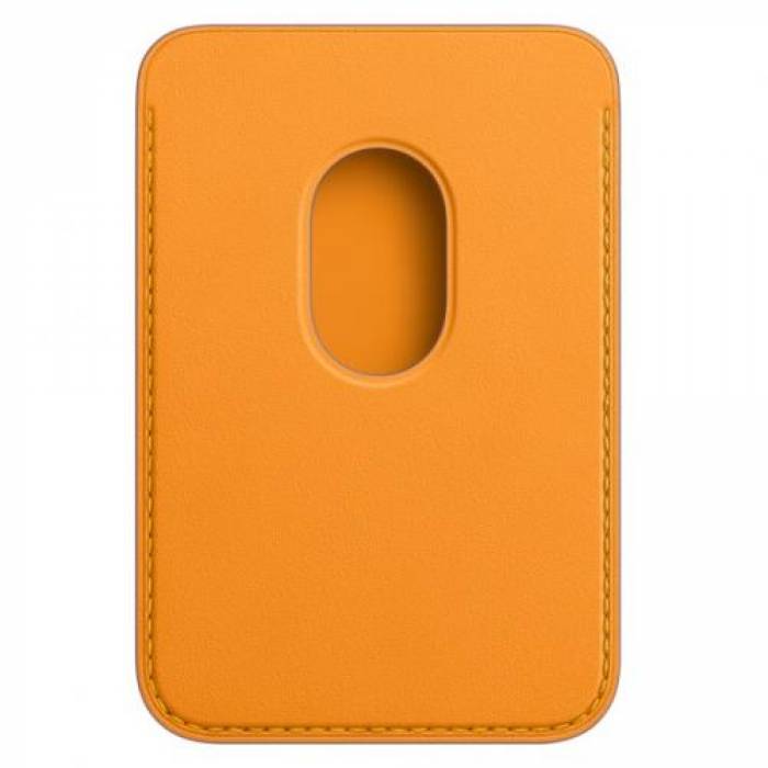Wallet Apple Leather wallet with MagSafe for Iphone 12 Series, California Poppy