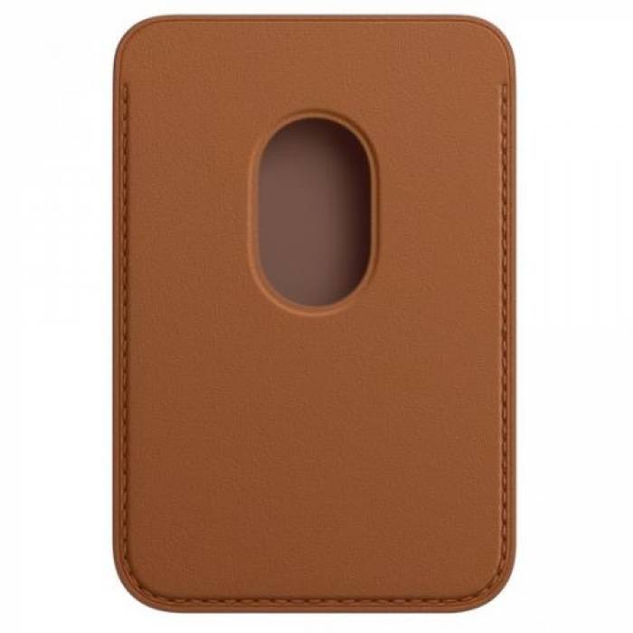 Wallet Apple Leather wallet with MagSafe for Iphone 12 Series, Saddle Brown